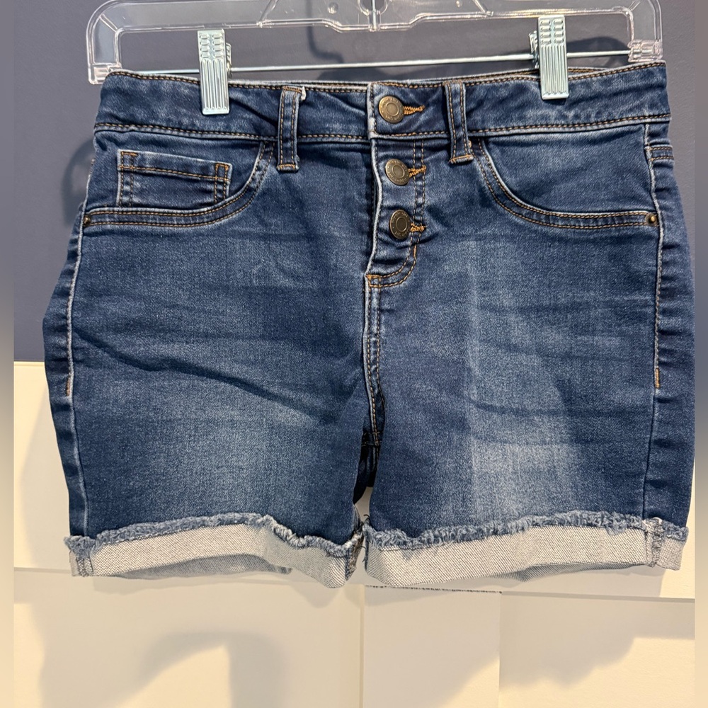Hippie Kids Classic Blue Denim Shorts Size 16